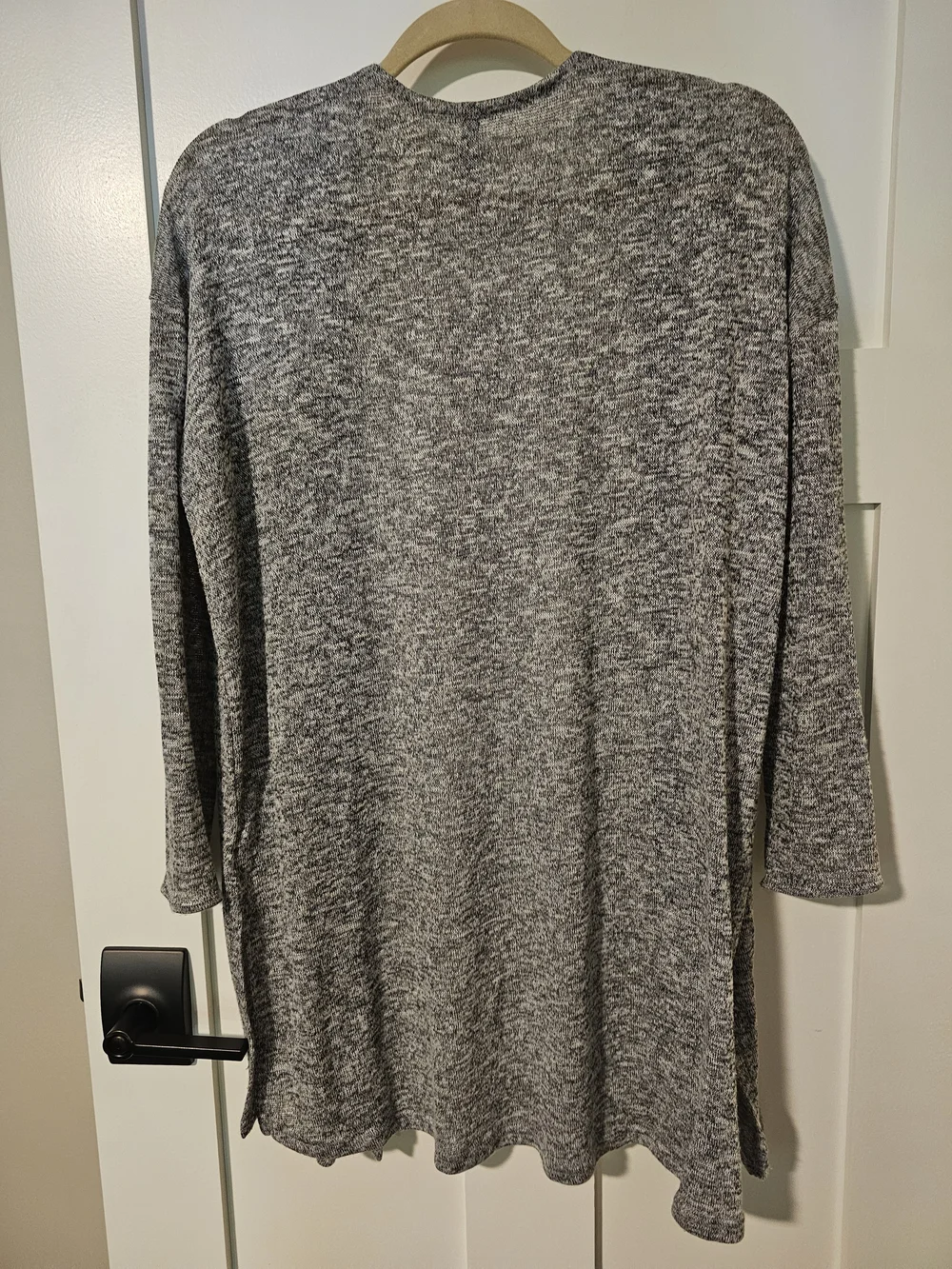 H&M Gray Open-Front Lightweight Cardigan